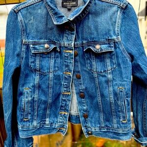 j crew denim jacket size s